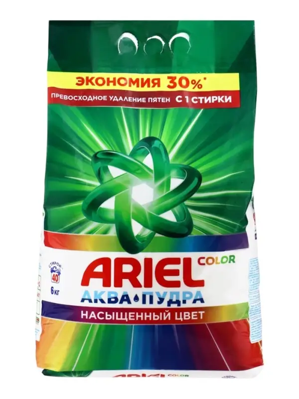 Стиральный порошок Ariel Color, автомат, 6 кг