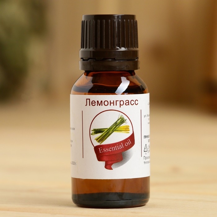 Эфирное масло Эфирное масло "Лемонграсс" 15 мл, флакон-капельница, аннотация