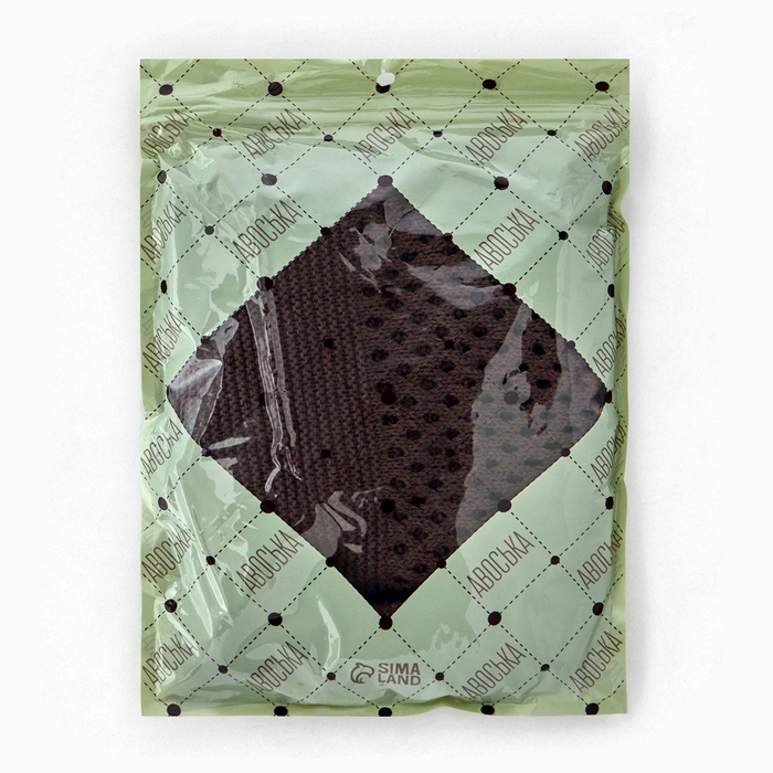 Авоська 38 х 62 см, ручка 22 см, клетка 0.5 см, коричневая Авоська 38 х 62 см, ручка 22 см, клетка 0.5 см, коричневая