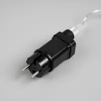 Гирлянда &laquo;Мишура&raquo; 50 м, роса, IP44, серебристая нить, 1500 LED, 8 режимов, свечение мульти, 36 В