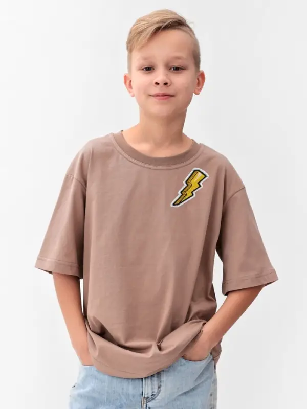 Наклейка на одежду «Молния», с клеевой основой, 2×5 см, жёлтая Наклейка на одежду «Молния», с клеевой основой, 2×5 см, жёлтая