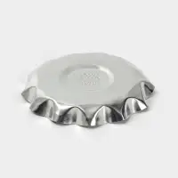 Форма для выпечки печенья, d=9 см, h=1.3 см, жесть, серебристая