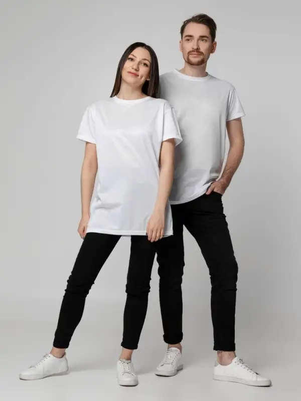 Футболка унисекс для сублимации Paint Tee, белая, размер 46 Футболка унисекс для сублимации Paint Tee, белая, размер 46