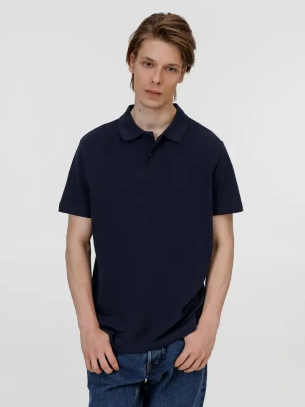 Рубашка поло унисекс Pulse, кобальт (темно-синяя), размер L