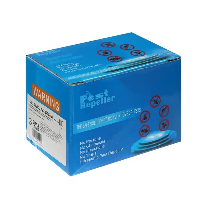 Отпугиватель насекомых и грызунов LRI-53, ультразвуковой, от сети, белый Отпугиватель насекомых и грызунов LRI-53, ультразвуковой, от сети, белый