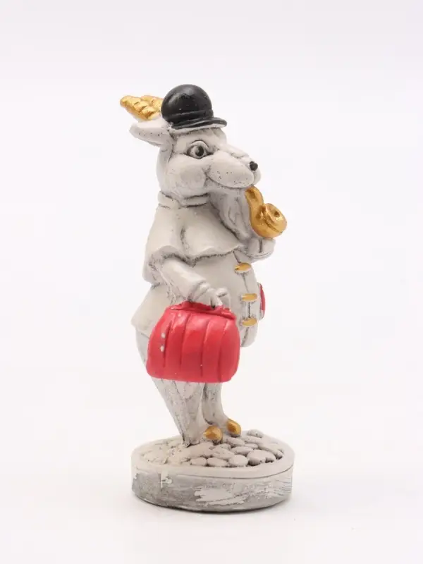 Фигурка декоративная &laquo;Баран с трубкой&raquo;, 9&times;4 см, серая