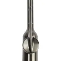 Смеситель для кухни ZEIN Z3742, &laquo;капелька&raquo;, однорычажный, высота излива 26 см, графит