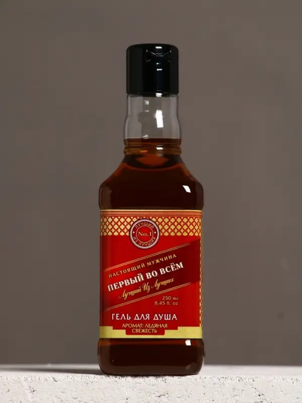 Набор Набор "Первому во всём", гель для душа виски и стакан с пулей