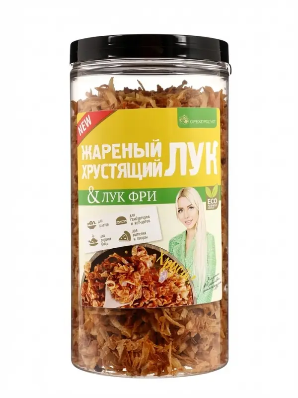 Хрустящий жаренный лук фри, 300 г