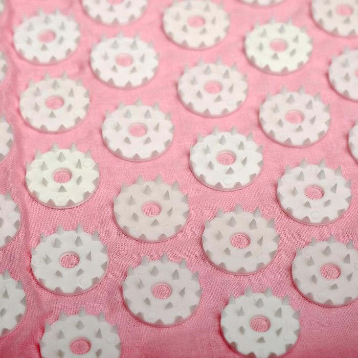 Аппликатор игольчатый «Коврик», 85 колючек, розовый, 25 x 40 см. Аппликатор игольчатый «Коврик», 85 колючек, розовый, 25 x 40 см.