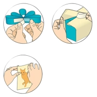 Клейкая лента канцелярская 2-х сторон,переклеив, 12ммХ12м