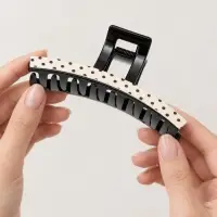 Крабик для волос &laquo;Вигдис&raquo;, 11&times;4.5 см, в горошек