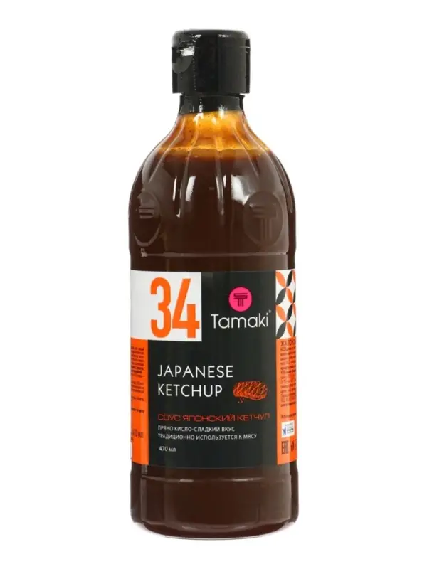 Соус тонкацу (японский кетчуп) Tamaki, для мяса и жареных блюд, 0.47 л