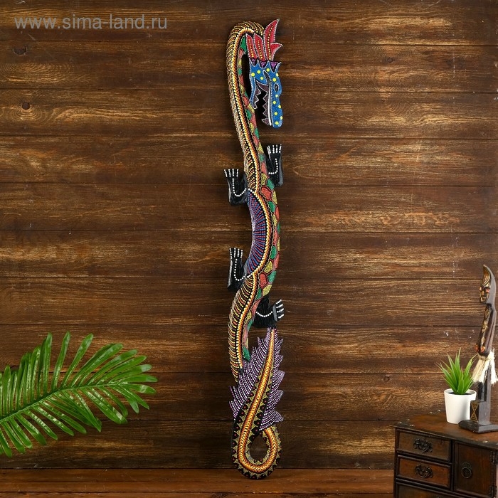 Панно  Панно "Дракон" дерево 95х14х1 см