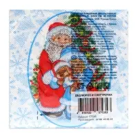 Салфетки новогодние бумажные Desna Design «Дед Мороз и Снегурочка», 1 слой, 24x24 см, 40 шт Салфетки новогодние бумажные Desna Design «Дед Мороз и Снегурочка», 1 слой, 24x24 см, 40 шт