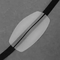 Подкладки под бретели, 9.2&times;3.8 см, прозрачные