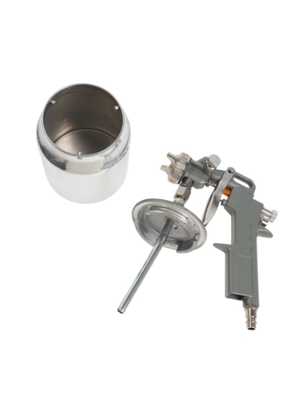 Краскораспылитель пневматический ТУНДРА, до 4 бар, сопло 1.5 мм, нижний бачок 0.75 л Краскораспылитель пневматический ТУНДРА, до 4 бар, сопло 1.5 мм, нижний бачок 0.75 л