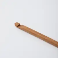 Крючок для вязания, бамбуковый, d=8 мм, 15 см