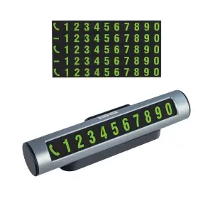 Парковочная автовизитка VHM-P1 ISA серая