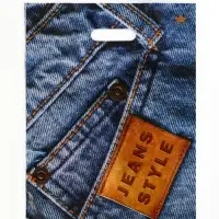 Пакет &laquo;Джинс Стайл&raquo;, полиэтиленовый с вырубной ручкой, 40&times;31 см, 30 мкм