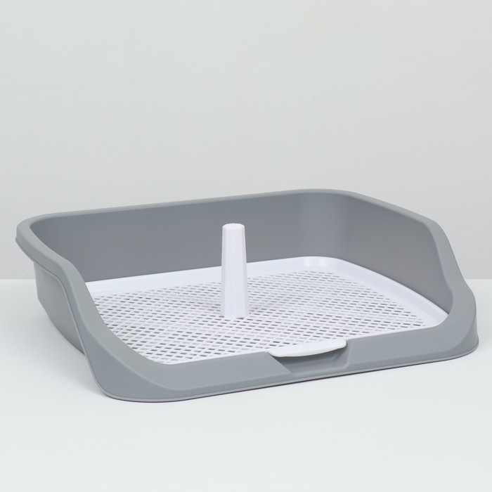 Туалет открытый 53 х 45 х 13 см, серый