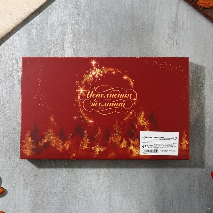 Подарочный набор новогодний «Успеха»: подставка под ложку, лопатка Подарочный набор новогодний «Успеха»: подставка под ложку, лопатка