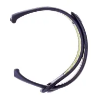 Ремешок для фитнес-браслета Mi Band 8/9 Luazon, с перфорацией, чёрный, зелёный