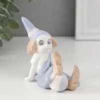 Фигурка керамика &laquo;Маленький клоун в колпаке с мячом&raquo;, 8.5&times;5&times;7 см