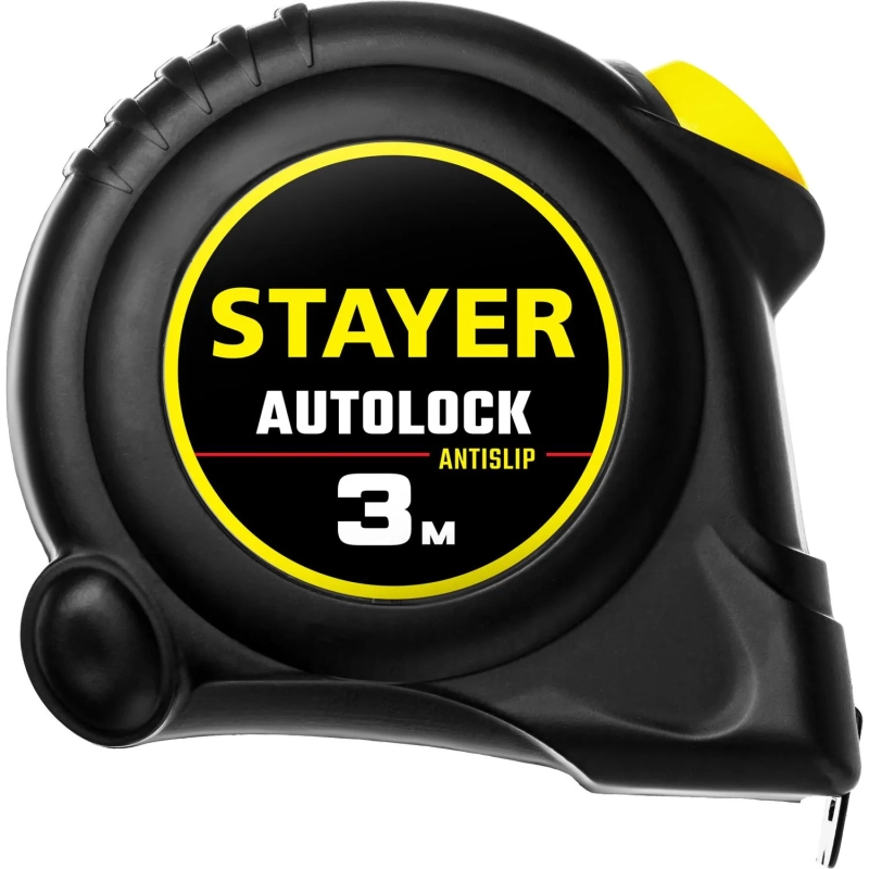 Рулетка с автостопом STAYER  AutoLock 3м х 16мм (2-34126-03-16)