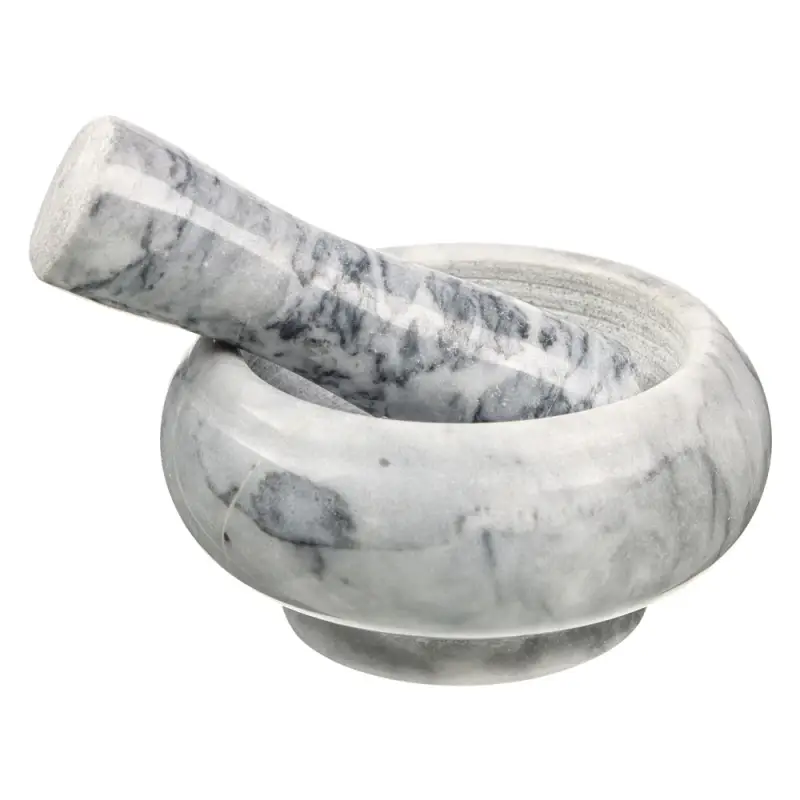 VETTA Ступка с пестиком, 9x4,5см, мрамор, 3 цвета