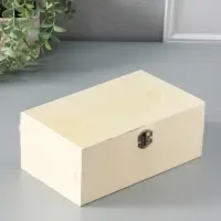 Шкатулка для росписи дерево &laquo;Прямоугольная&raquo;, замок пряжка, 23.5&times;14&times;9.5 см