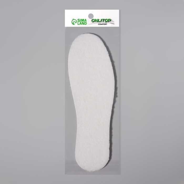 Стельки для обуви, универсальные, двухслойные, р-р RU до 48 (р-р Пр-ля до 47), 30 см, пара, цвет белый Стельки для обуви, универсальные, двухслойные, р-р RU до 48 (р-р Пр-ля до 47), 30 см, пара, цвет белый