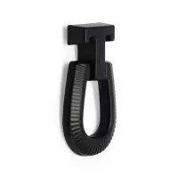 Ручка-кнопка мебельная CAPPIO EARRING, алюминий, черный