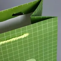Пакет подарочный ламинированный &laquo;Здесь и сейчас&raquo;, оливковый, 18&times;22.3&times;10 см