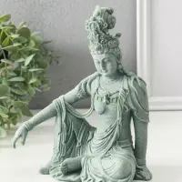 Фигурка песчаник &laquo;Богиня Гуань Инь&raquo;, 10&times;17&times;19.5 см