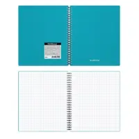 Тетрадь на спирали ErichKrause. Glance Vivid А5, 80 листов, в клетку, пластиковая обложка, блок офсет, 100% белизна, МИКС