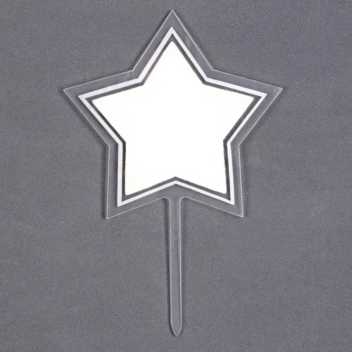 Набор для украшения торта: топпер «С днём рождения», 1 шт., 10 свечей Набор для украшения торта: топпер «С днём рождения», 1 шт., 10 свечей