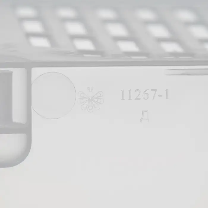 Контейнер для хранения на колёсиках, 6 л, 35.5&times;13&times;20 см, с ручкой, пластик, прозрачный