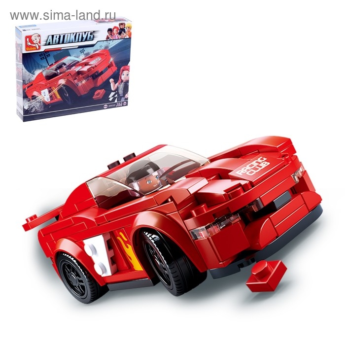 Конструктор «Спорткар», 163 детали Конструктор «Спорткар», 163 детали