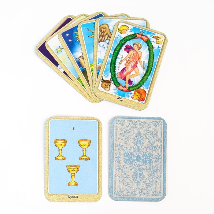 Гадальные карты "Таро Ридер-вэйта", 78 карт, с инструкцией