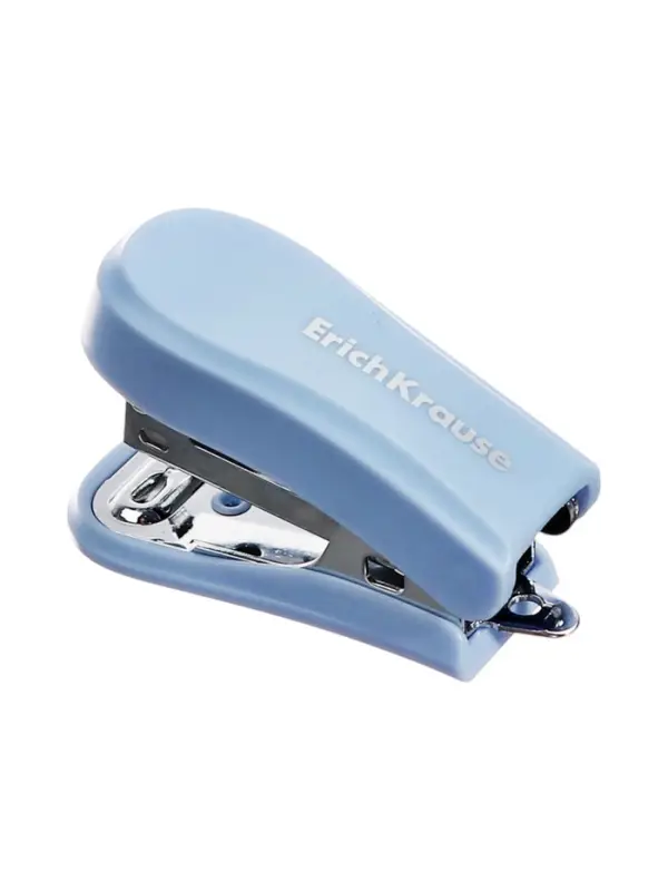 Степлер №24/6, 26/6 ErichKrause Clippy Mini Pastel Bloom, мини, до 15 листов, МИКС