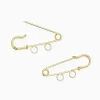 Булавка для подвесок PO-035, №01, 2 шт. 3.5&times;0.5 см, цвет золото