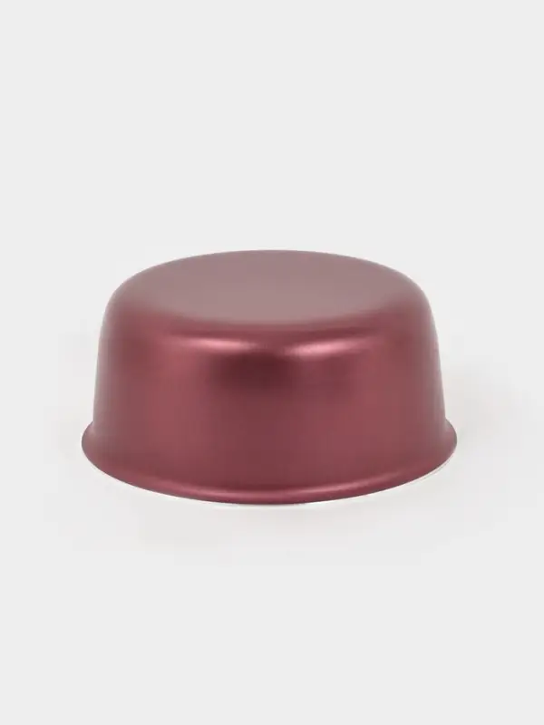 Форма для куличей, d=18 см, антипригарное покрытие, без крышки, бордовая