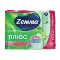 Туалетная бумага ZEMMA ПЛЮС ЯБЛОКО 2сл 12 рул