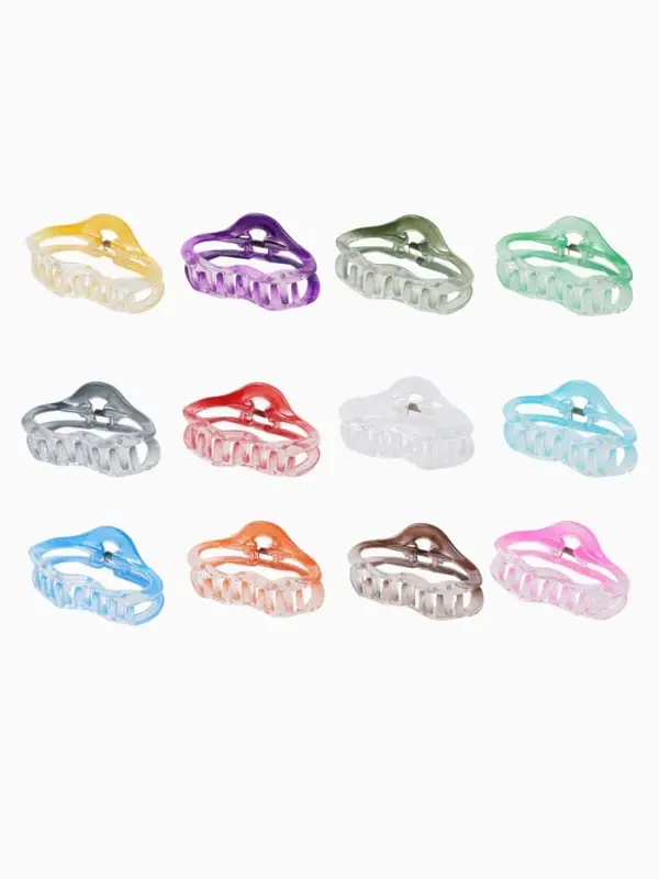 Крабик для волос &laquo;Альба&raquo;, овал колор, 7 см, МИКС