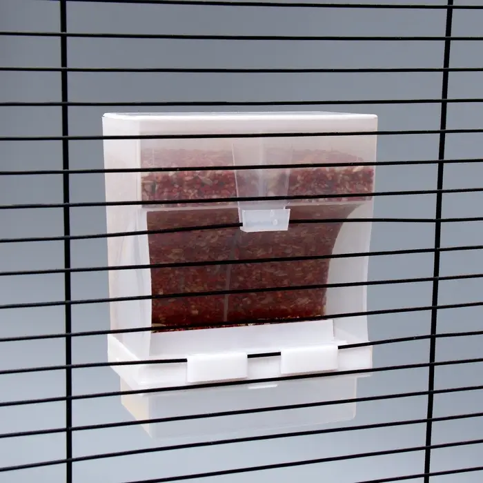 Автокормушка для птиц &laquo;Пижон&raquo;, 8.5&times;8&times;15.4 см, пластик, белая