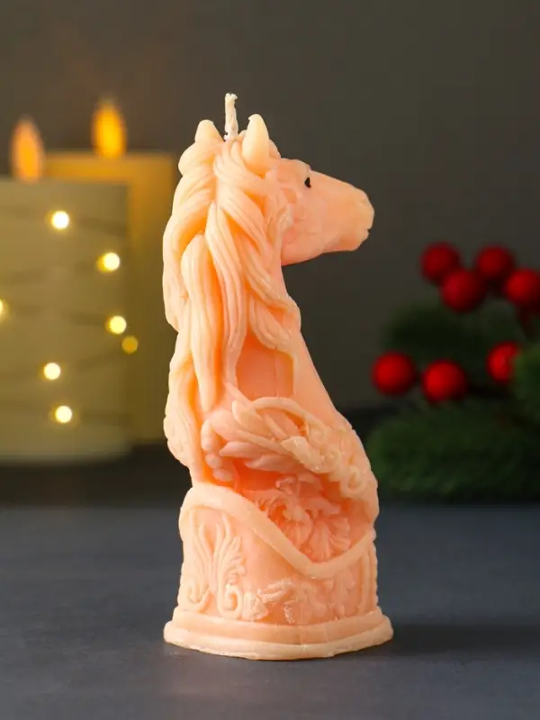 Свеча Символ Года Свеча Символ Года "Лошадь", 12х6х4,5 см рыжая