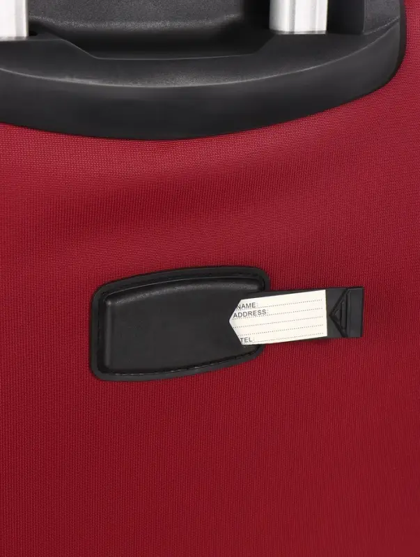 Чемодан на колёсах TEXTURA, кодовый замок, с увеличением, 36&times;25&times;58 см, 20", красный