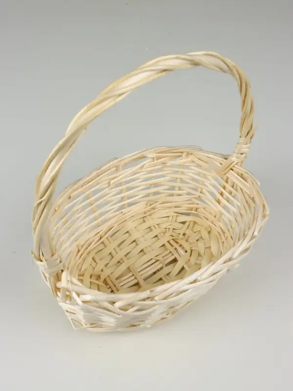 Набор корзин  (ива): 36x28xH13xHH36; 31x23xH12xHH31; 25x18xH10xHH26, 3 шт. Выбеленный Набор корзин  (ива): 36x28xH13xHH36; 31x23xH12xHH31; 25x18xH10xHH26, 3 шт. Выбеленный