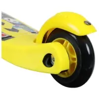 Самокат-снегокат 2 в 1 GRAFFITI &laquo;Вперёд&raquo;, жёлтый